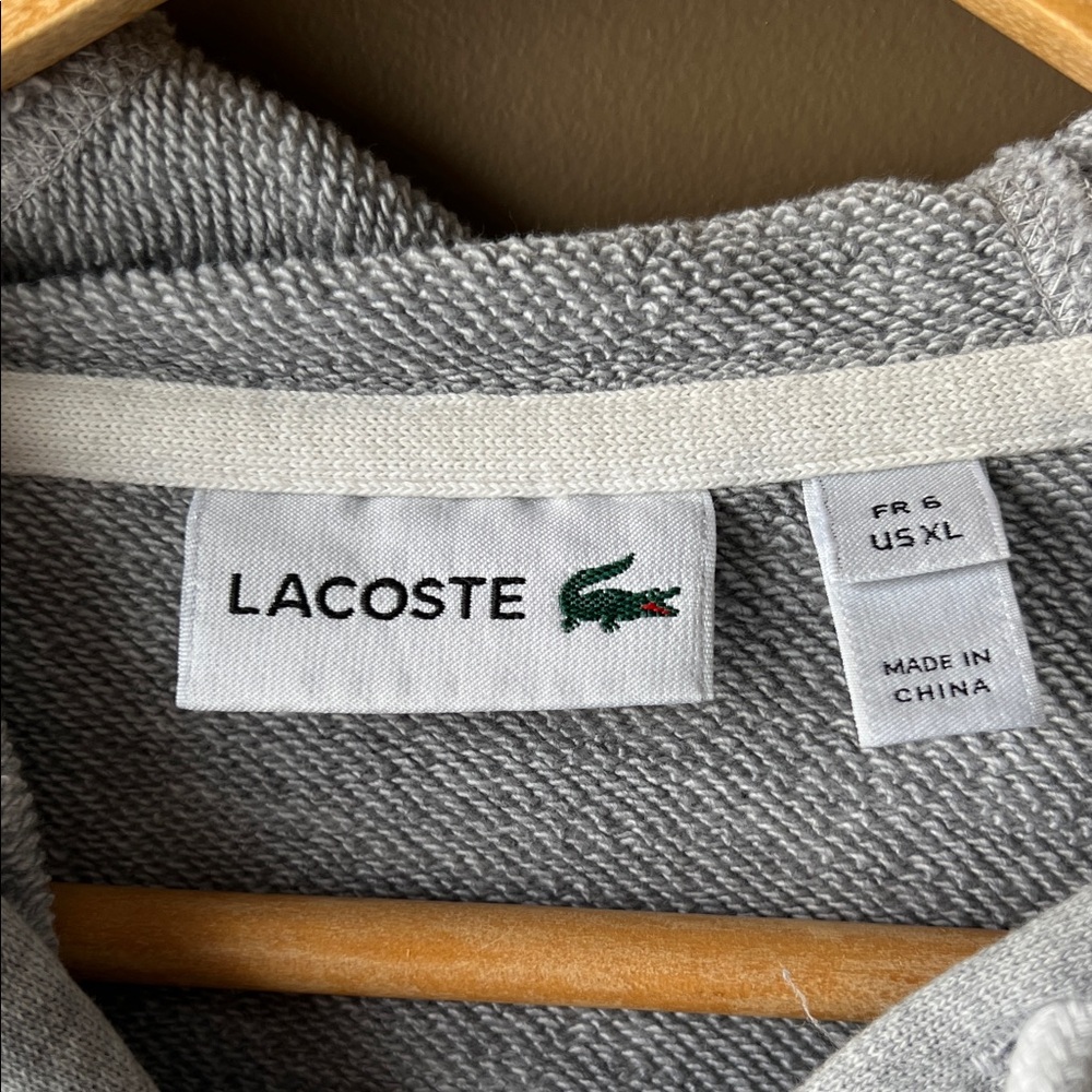 Lacoste Men's Zip-Up Gray Sweater - Picture 2 of 9